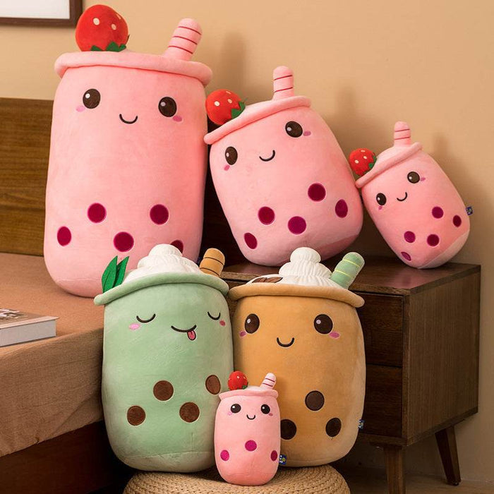 Giant Boba Milk Tea Plush - Goodlifebean Stuffed Animals