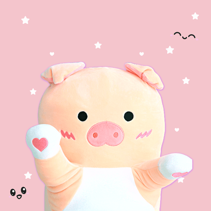 Giant Comfy Piggy Plush - Goodlifebean Stuffed Animals
