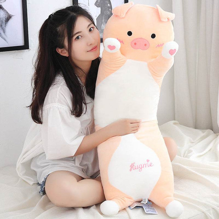 Giant Comfy Piggy Plush - Goodlifebean Stuffed Animals
