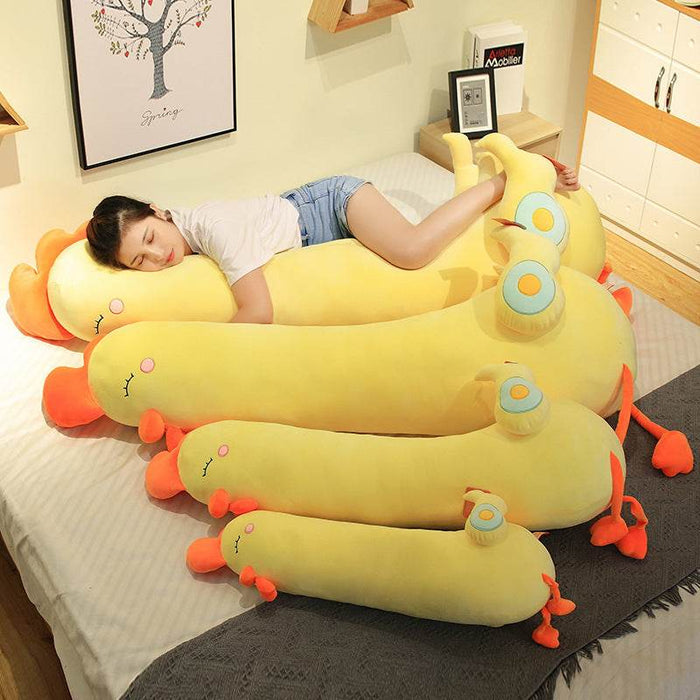 Giant Cuddly Chicken Body Pillow Plush - Goodlifebean Stuffed Animals