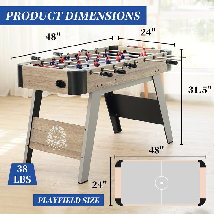 Giant Engineered Wood Foosball Table | 48" - Goodlifebean Board Games