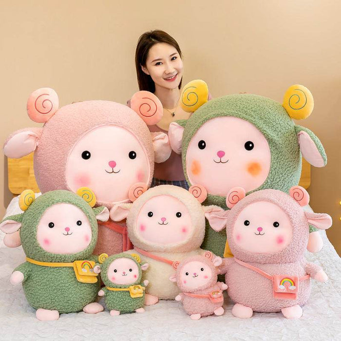 Giant Fluffy Fleece Lamb Plushie - Goodlifebean Stuffed Animals