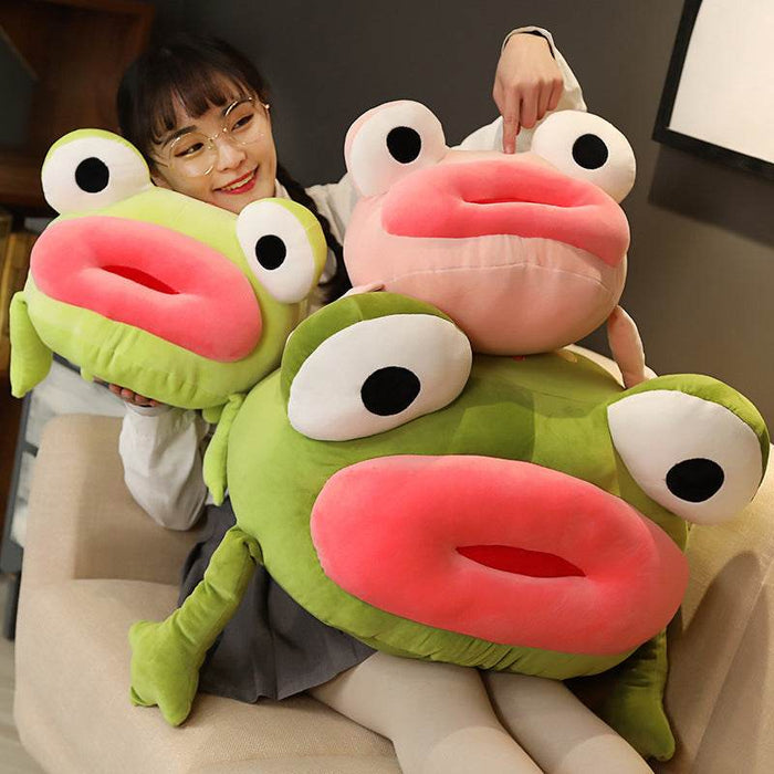 Giant Frog Plushie - Goodlifebean stuffed animals