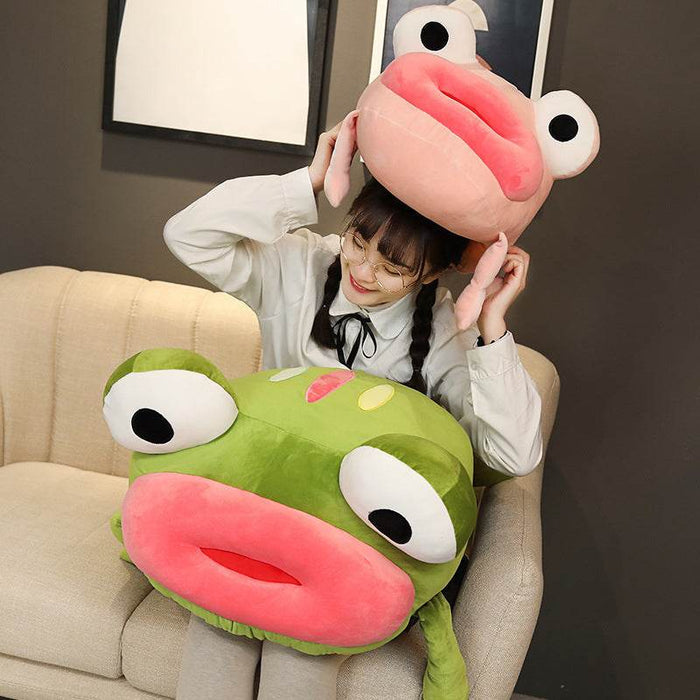 Giant Frog Plushie - Goodlifebean stuffed animals