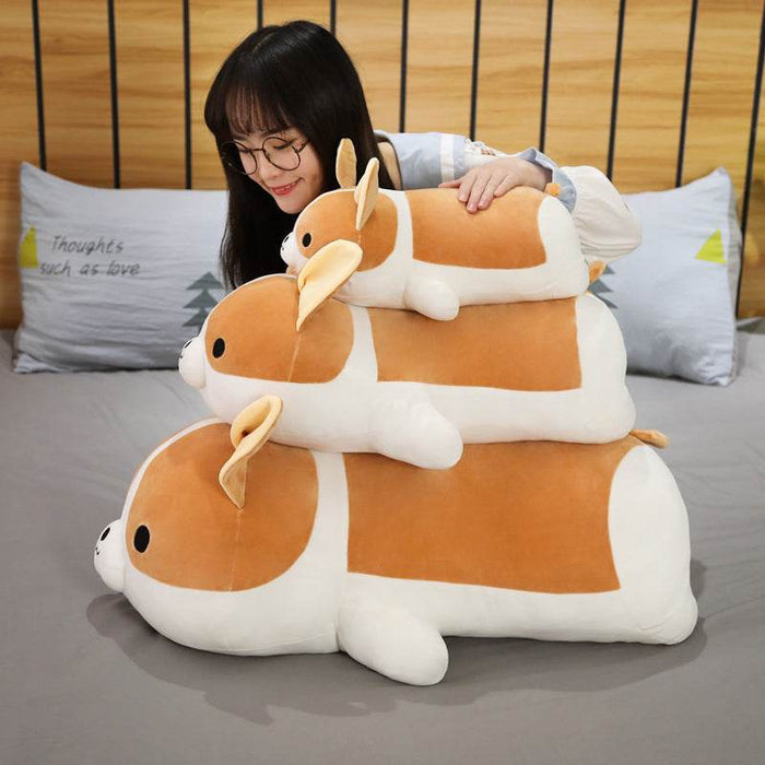 Giant Kawaii Corgi Plush - Goodlifebean Stuffed Animals