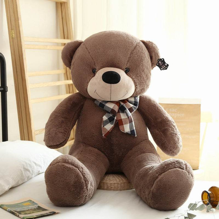 Giant Life Size Bow Tie Teddy Bear - Goodlifebean Stuffed Animals