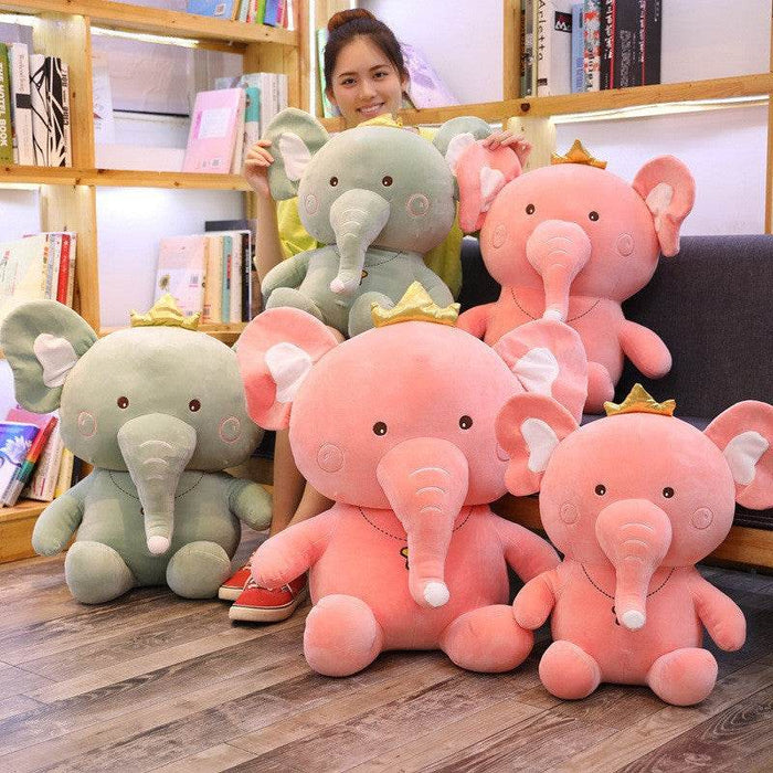 Giant Squishy Elephant Plush - Goodlifebean Stuffed Animals
