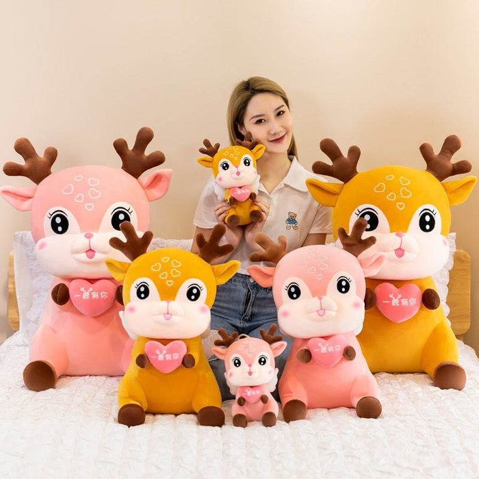 Giant Stuffed Deer Plushie - Goodlifebean Stuffed Animals