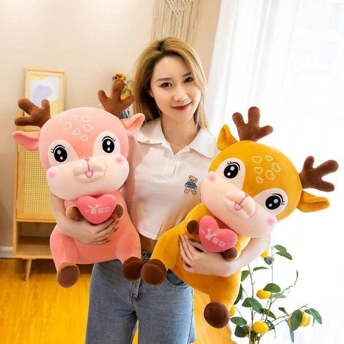 Giant Stuffed Deer Plushie - Goodlifebean Stuffed Animals