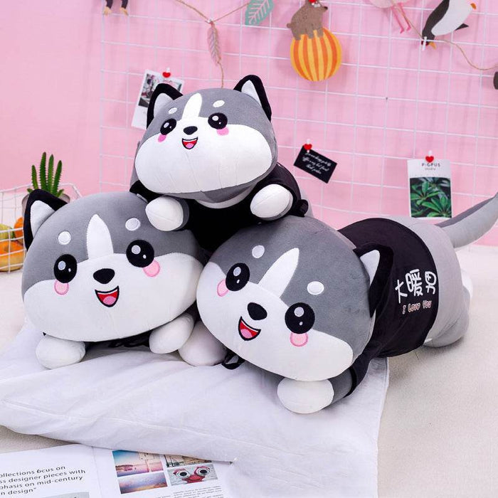 Giant Stuffed Husky Puppy Plush - Goodlifebean Toys & Games