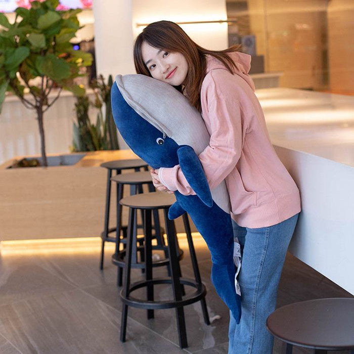 Giant Stuffed Whale Plushie | 4.5ft - Goodlifebean Stuffed Animals