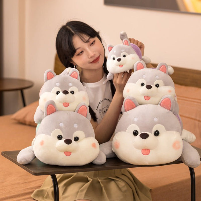 Gigi: Giant Husky Body Pillow Plushie - Goodlifebean 0