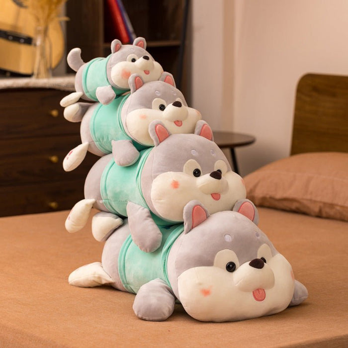 Gigi: Giant Husky Body Pillow Plushie - Goodlifebean 0