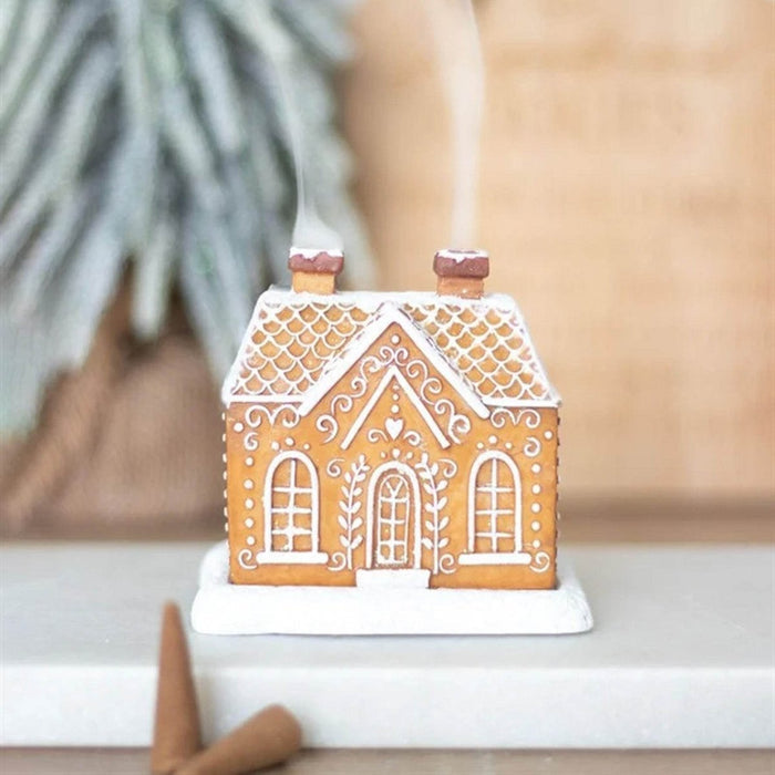 Gingerbread House Incense Burner - Goodlifebean Gifts