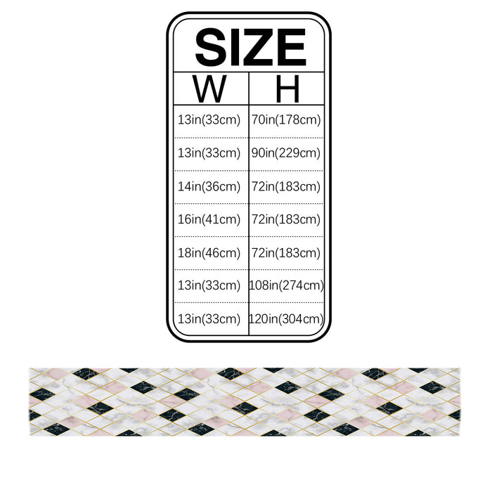 Gold Marbling square Splicing Table Runner Place Mats - LeobonZone