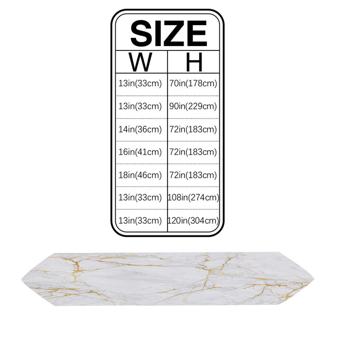 Golden marble and granite pattern Table Runner Place Mats Sharp Angle - LeobonZone