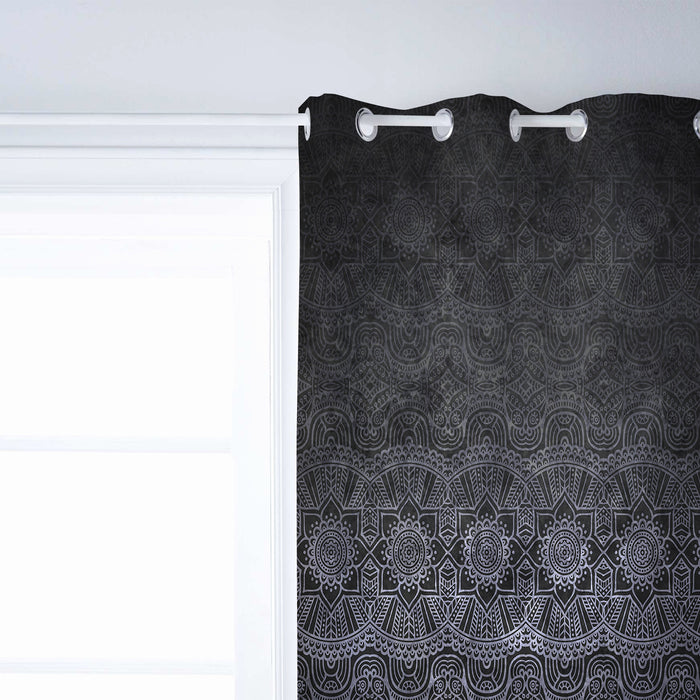 Gradual Change Pattern Blackout Window Curtains - LeobonZone