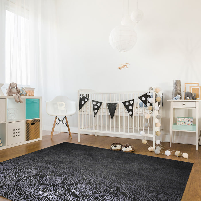 Gradual Change Pattern Right Angle Felt Rugs - LeobonZone