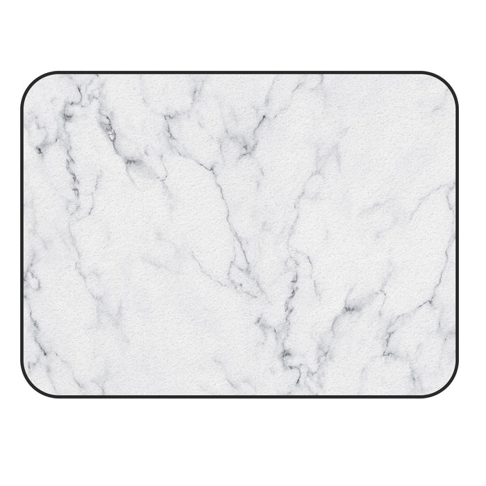 Gray Marble Texture Sponge Rillet Rubber Rugs - LeobonZone