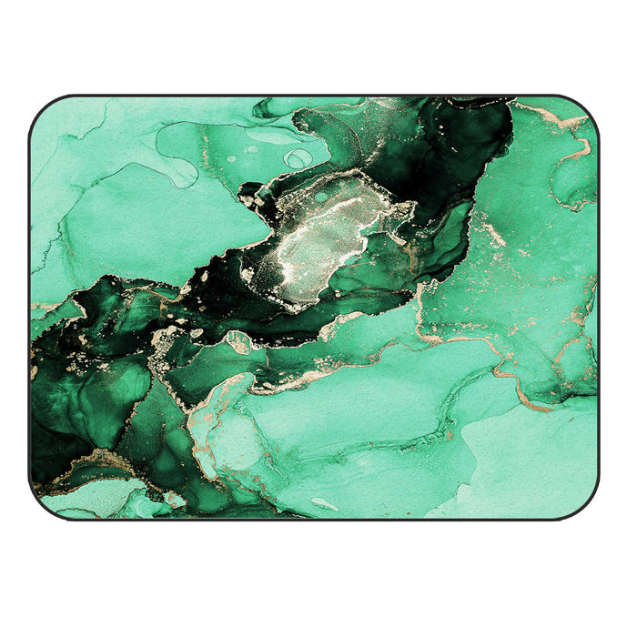 Green Marble Texture in Phnom Penh Sponge Rillet Rubber Rugs - LeobonZone