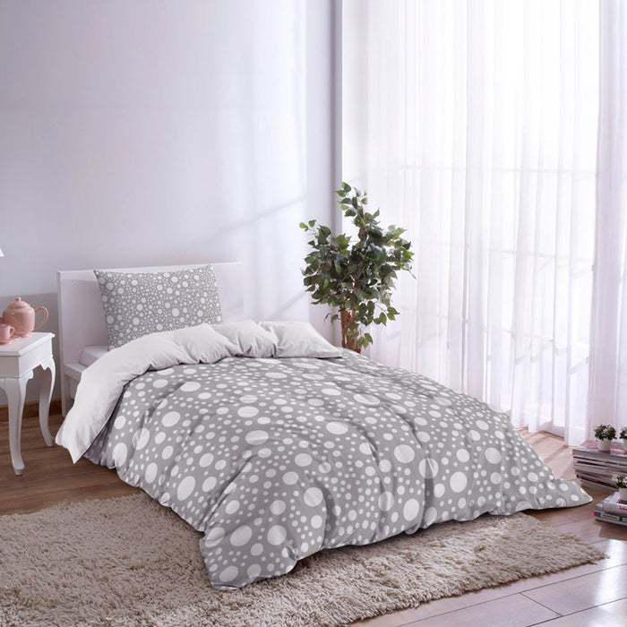 Grey dots comforter sets pillowcase - LeobonZone