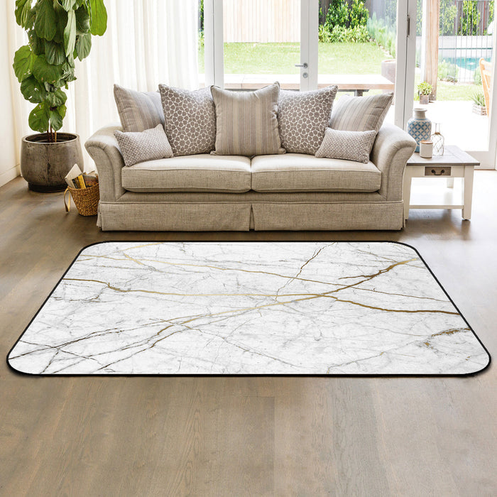 Grey Marble line texture Sponge Rillet Rubber Rugs - LeobonZone