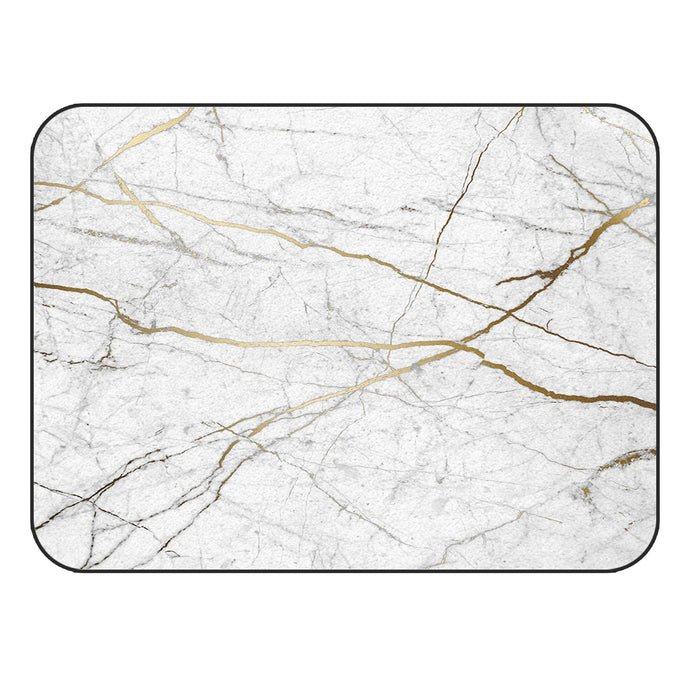 Grey Marble line texture Sponge Rillet Rubber Rugs - LeobonZone