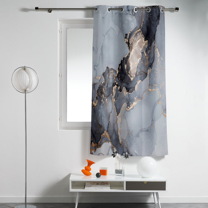 Grey Marble Texture in Phnom Penh window curtains - LeobonZone