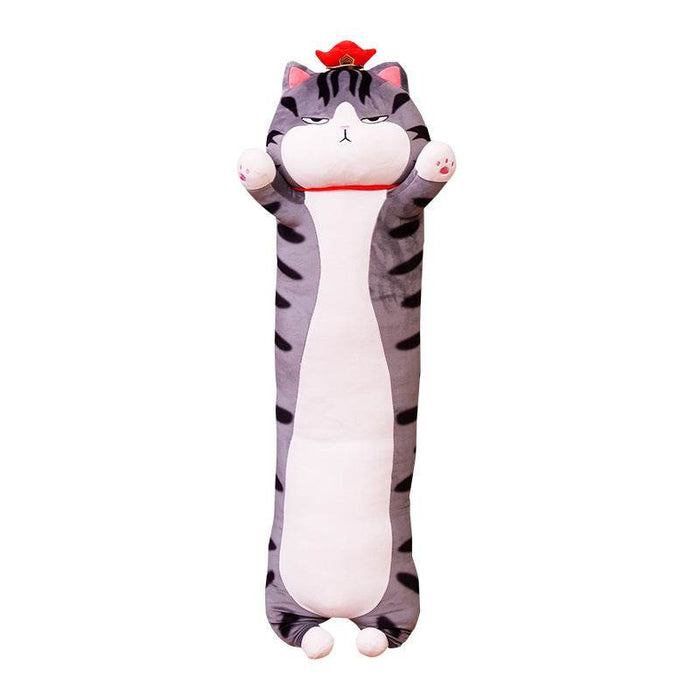 Grumpy Long Cat Pillow Plush - Goodlifebean stuffed animals