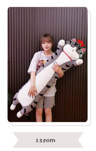 Grumpy Long Cat Pillow Plush - Goodlifebean stuffed animals