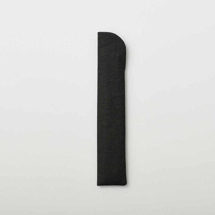 [HAND FAN BAG] FOLDING BLACK FOR MEN  (UP TO ABOUT 9.06 IN. IN LENGTH) | KYOTO FOLDING FANS | OHNISHI TSUNE SHOTEN