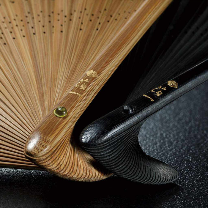[HAND FAN] FOLDING FAN CHIRASHI BEAUTY GLITTER KIRARA (UNISEX) | HAKUICHI | KANAZAWA GOLD LEAF
