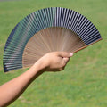 [HAND FAN] MEN'S PAPER FAN KISSHO BRUSH PULLING 60 | KYOTO FOLDING FANS