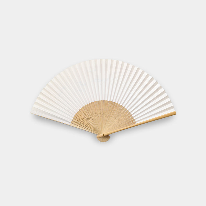 [HAND FAN] MEN'S PAPER FAN MEDAKA SCOOPING | KYOTO FOLDING FANS | OHNISHI TSUNE SHOTEN