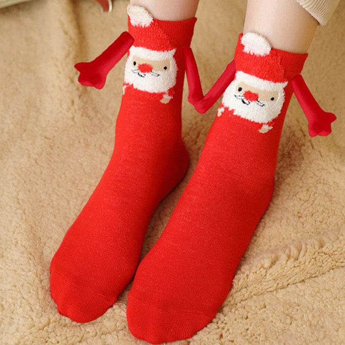 Hand holding Christmas Socks - Goodlifebean Shoes