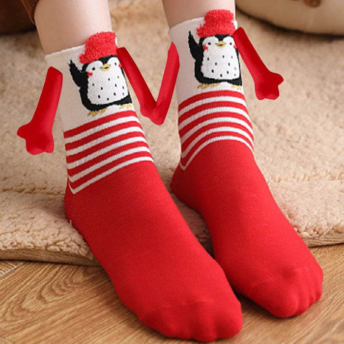 Hand holding Christmas Socks - Goodlifebean Shoes