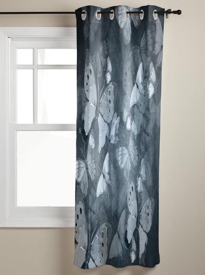 Hand painted Butterfly Blackout Window Curtains - LeobonZone