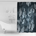 Hand painted Butterfly Waterproof Durable Shower Curtain - LeobonZone