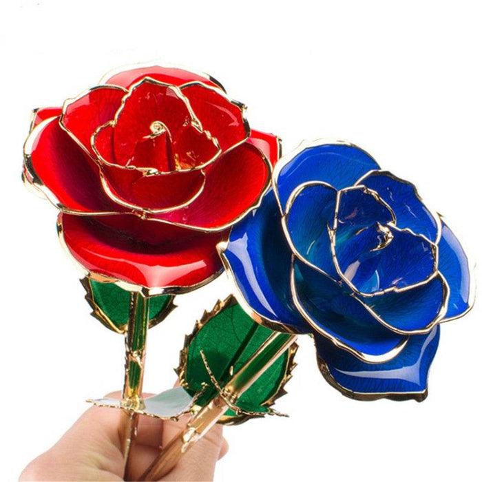 Handmade 24K Gold - Plated Rose - Goodlifebean Gifts