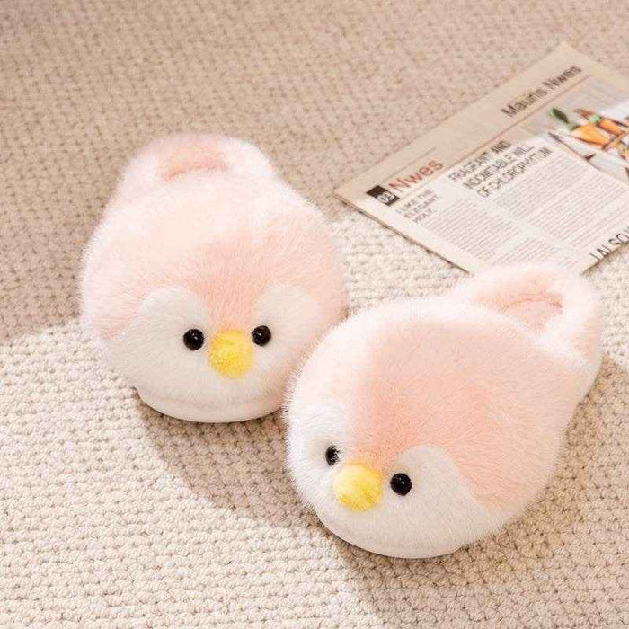 Happy Feet | Kawaii Penguin Plush Slippers - Goodlifebean Shoes