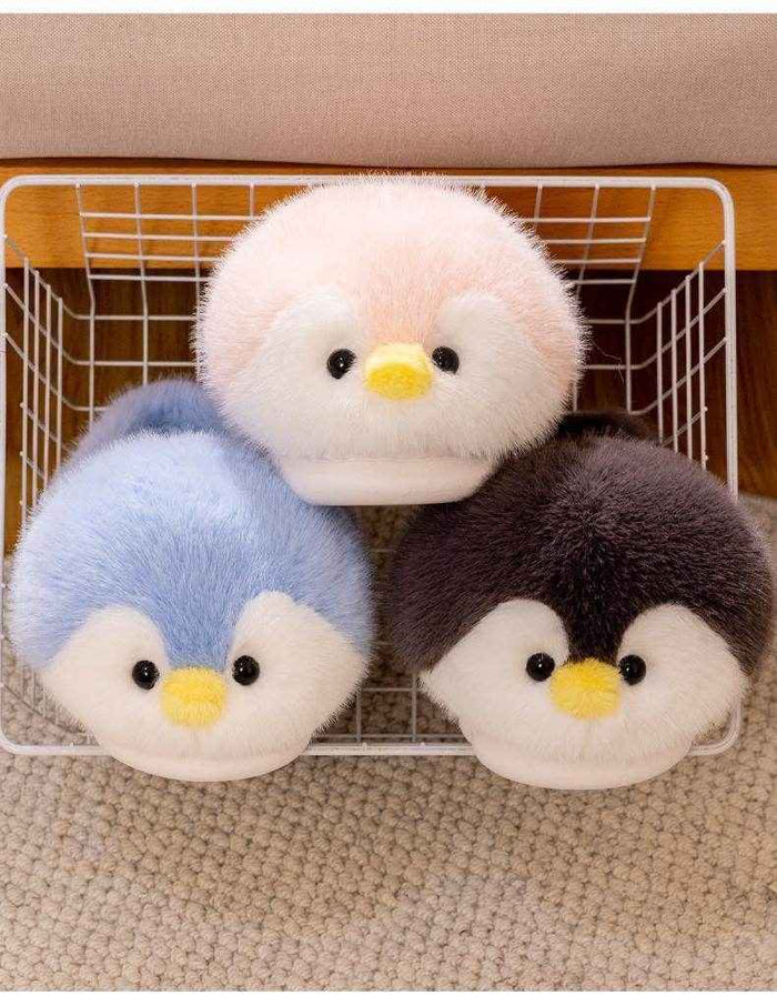 Happy Feet | Kawaii Penguin Plush Slippers - Goodlifebean Shoes