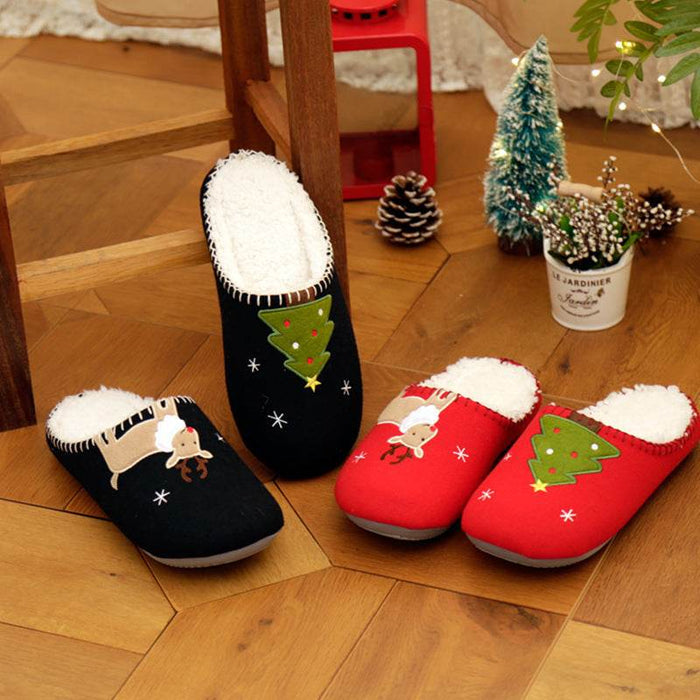 Holidayn: Warm Fuzzy Holiday Slippers - Goodlifebean Shoes