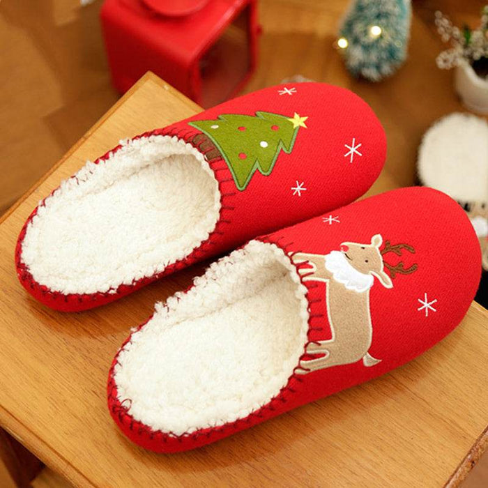 Holidayn: Warm Fuzzy Holiday Slippers - Goodlifebean Shoes