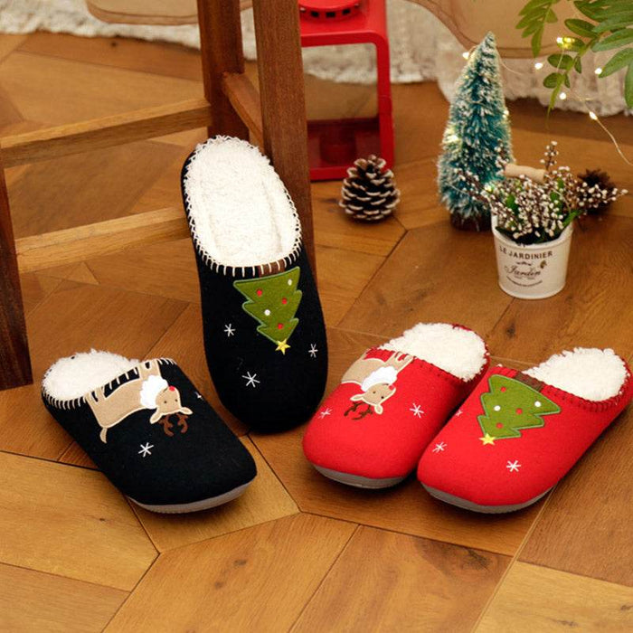 Holidayn: Warm Fuzzy Holiday Slippers - Goodlifebean Shoes