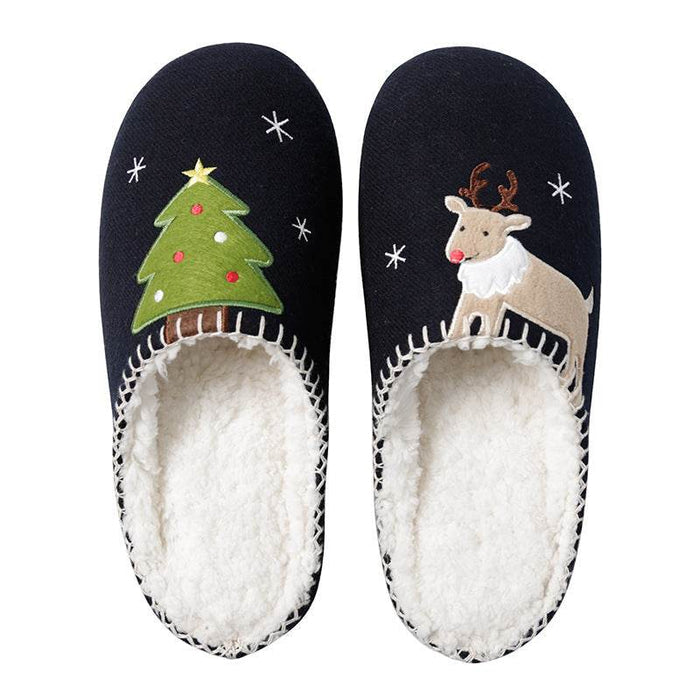 Holidayn: Warm Fuzzy Holiday Slippers - Goodlifebean Shoes