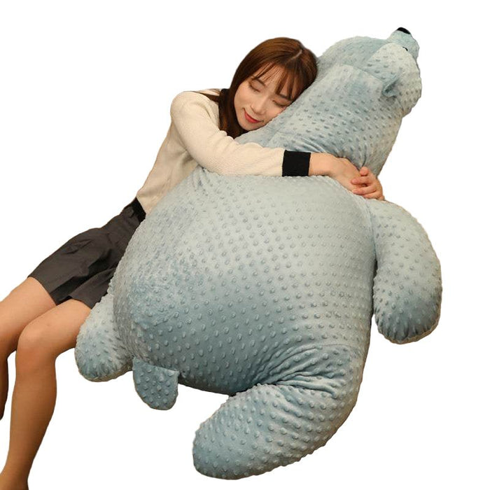 Iceball: Giant Chonky Polar Bear Plushie | 4ft Stuffed Polar Bear - Goodlifebean stuffed animals