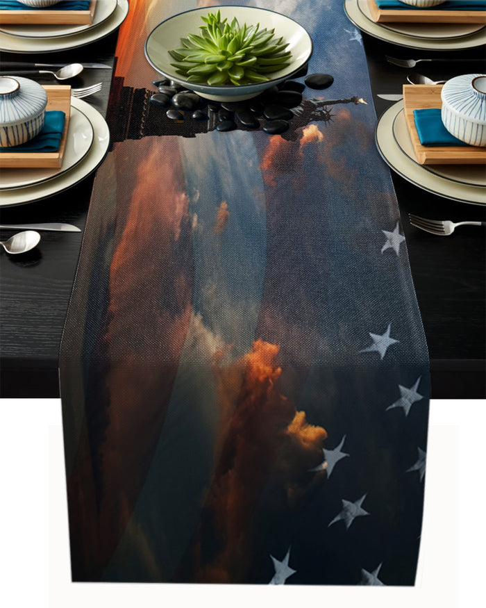 Independence Day Table Runner Place Mats - LeobonZone