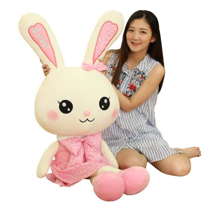 Jumbo Stuffed Animal Bunny Plushie | 4.5ft Rabbit - Goodlifebean stuffed animals