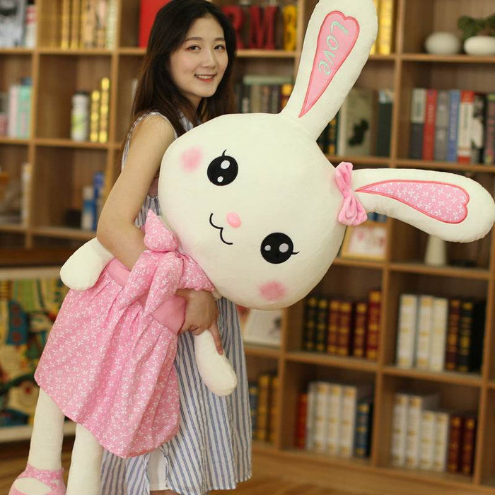 Jumbo Stuffed Animal Bunny Plushie | 4.5ft Rabbit - Goodlifebean stuffed animals