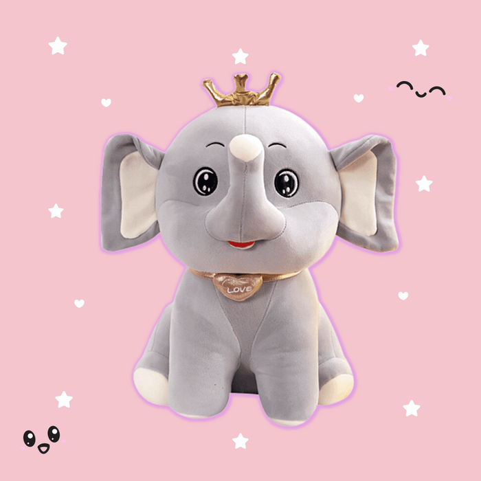 Jumbo Stuffed Elephant Plush - Goodlifebean Stuffed Animals